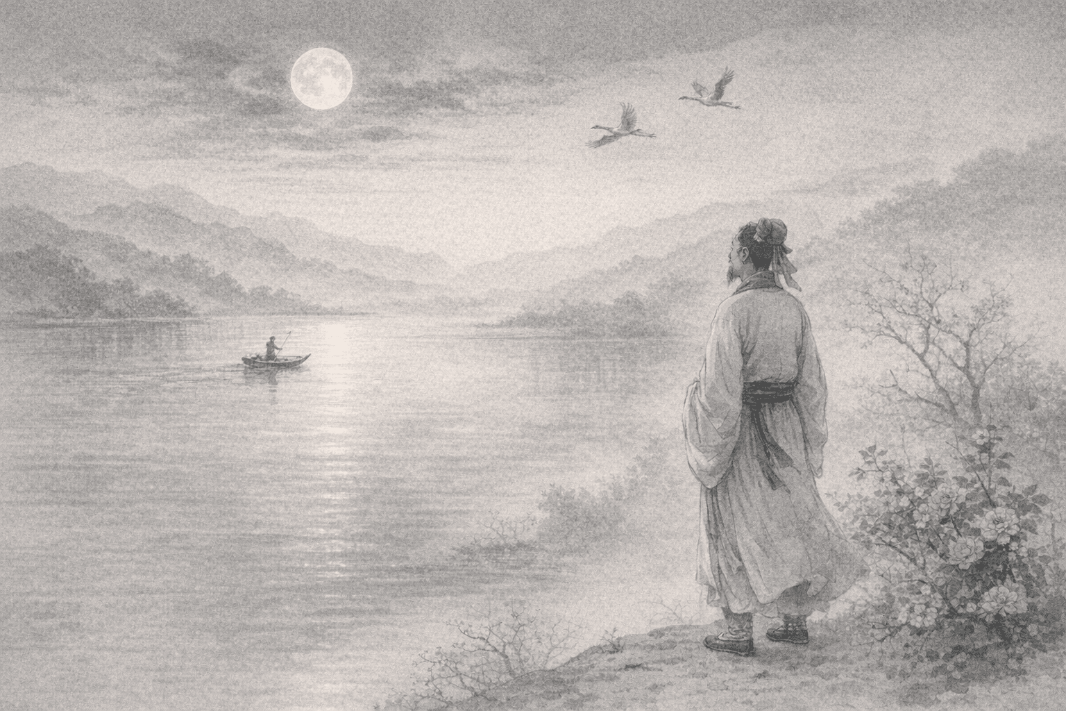 黄大仙第26签《徐庶归家》典故配图