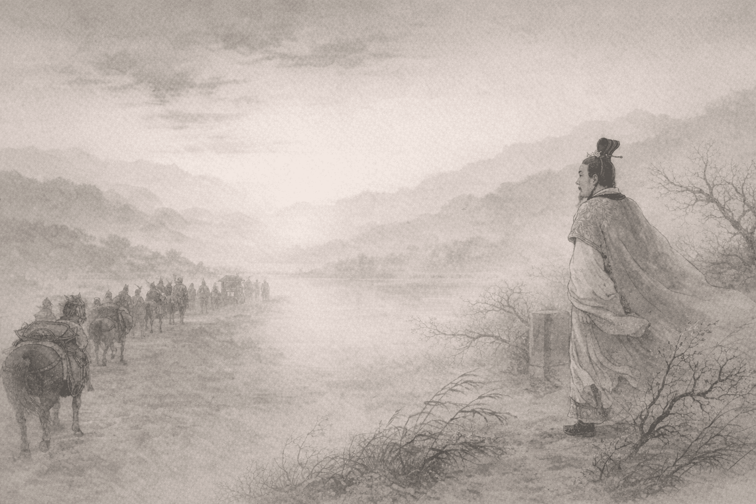 黄大仙第30签《马嵬坡勒死杨贵妃》典故配图