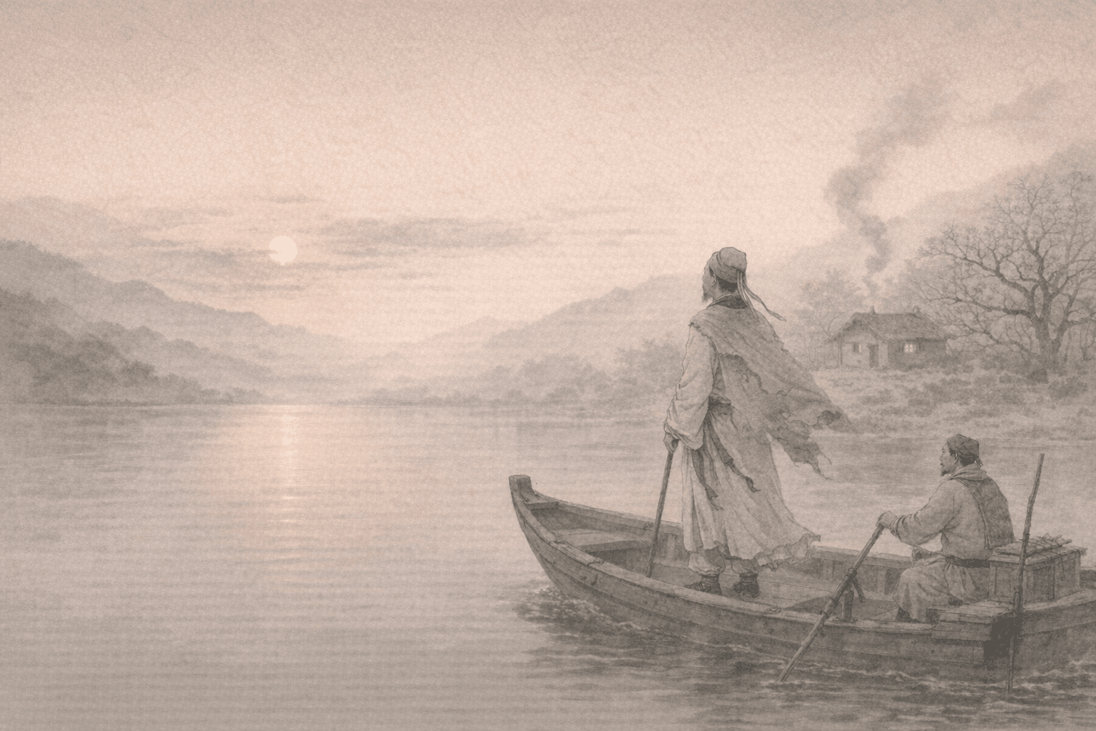 黄大仙第36签《平贵回遥》典故配图