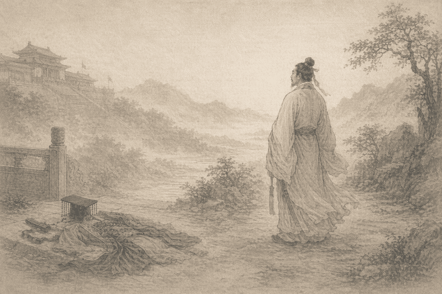 黄大仙第79签《张良悟道》典故配图